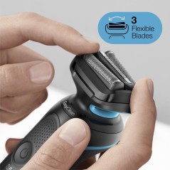 BRAUN Myrtegrøn Shaver 50-M1000s - Precision & Style for a Perfect Grooming Experience
